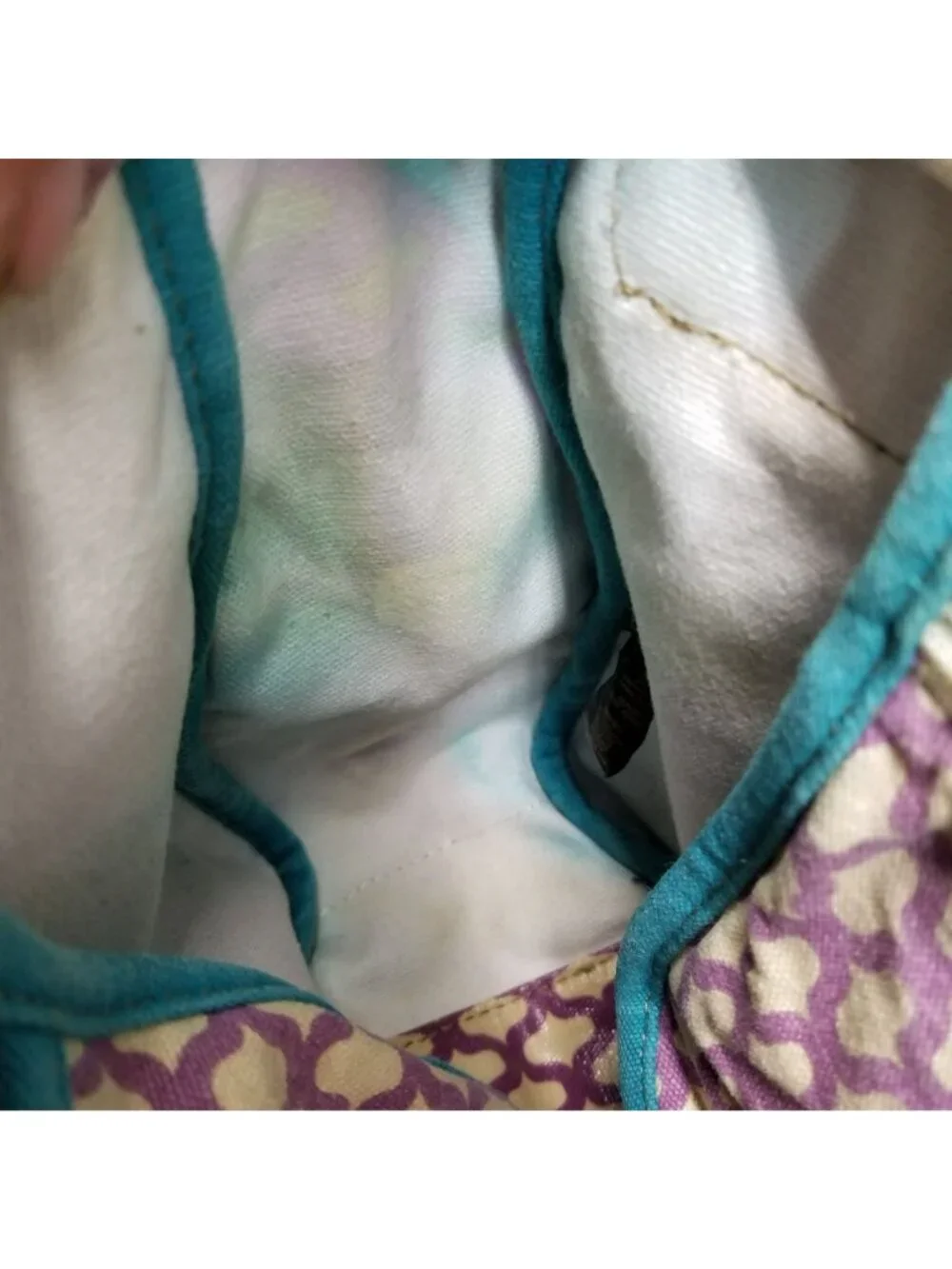 Fossil Bag Womens 16x11 Multicolor Floral Crossbody Messenger *Read*